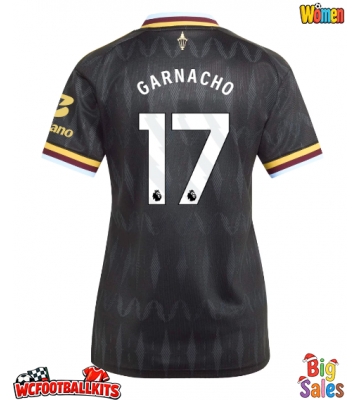 Aston Villa Alejandro Garnacho #17 Replica Away Stadium Shirt for Women 2026-27 Short Sleeve